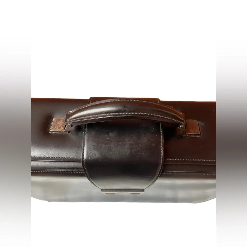 BALLY of Switzerland Leather Briefcase / Pilot - Lawyer - Doctor